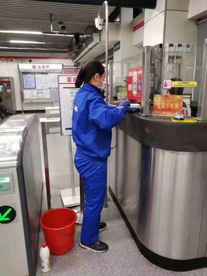 上海地鐵全面強(qiáng)化消毒，筑牢公共交通防疫屏障